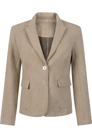 ZOSO Blazer Mason Blazer Jacket 251 0007 Sand Dames