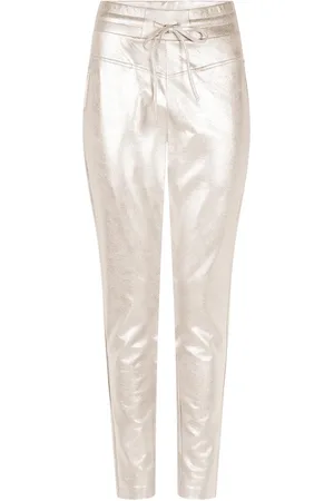 ZOSO Broek Cecil Suedine Pants 251 0007 Sand Dames