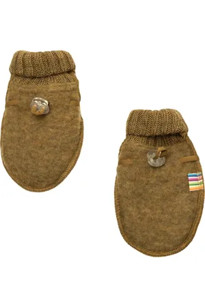Joha Kinder Baby Handschuhe aus 100% Wolle Safran Melang-70