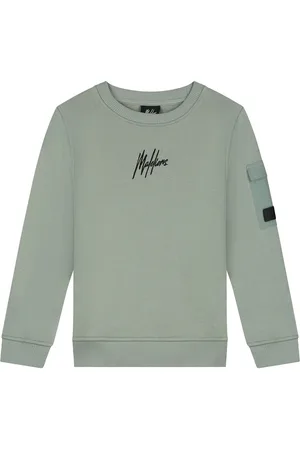 Malelions Zomer sweater jongens - agave - nylon pocket