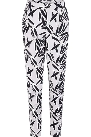 ZOSO Broek Amelie Travel Pants 251 0004-0008 Grey/navy Dames