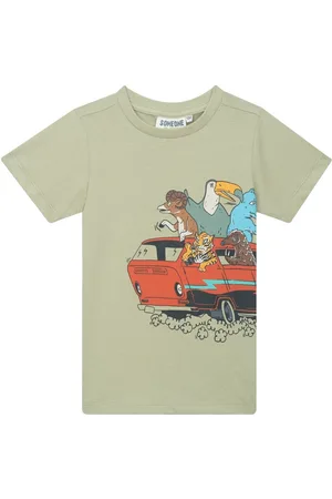 Someone Zomer t-shirt jongens - khaki - muller