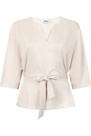 ZOSO T-shirt Penny Polyester Tops 251 0007 Sand Dames