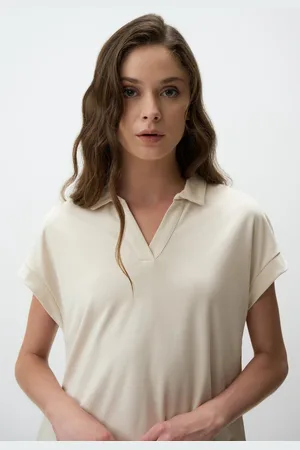 Jimmy Key Polo Kraag Kort Mouw Gebreid Sweatshirt