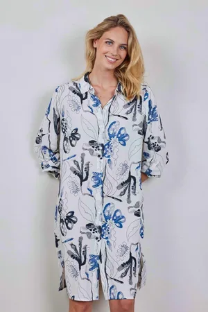 DIDI Dames Tunic Chill Out Offwhite Ambiance print maat 36