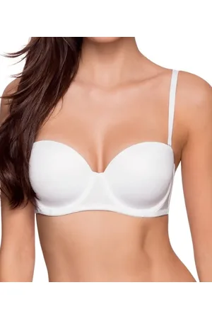 Dorina Balconette BH - Strapless - Michelle - Bh met verwijderbare bandjes - - Zwart - Beige - 85B