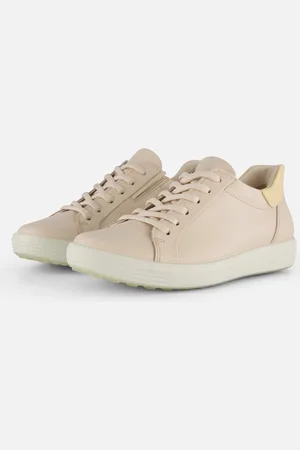 Ecco Soft Sneakers Leer - Dames