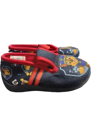 Nickelodeon Paw Patrol sloffen - pantoffels - Chase - fluweel - rubberen zool - maat 25