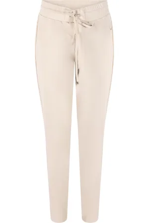 ZOSO Broek Amber Travel Pants 251 0007 Sand Dames