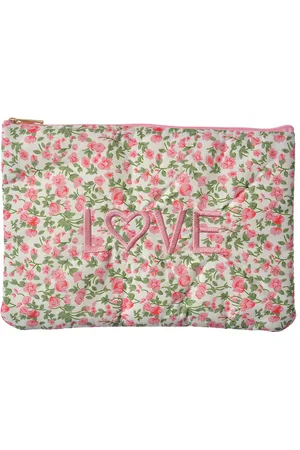 Clayre & Eef Toilettas Dames 22x1x16 cm Synthetisch Bloemen