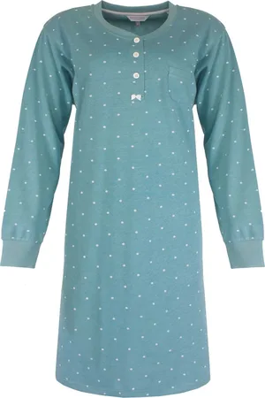 Beeren Tenderness Dames Nachthemd - Fleece - Bolletjes -