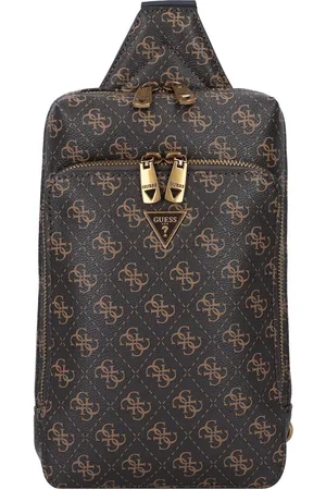 Guess Slingtas Milano Crossover Donkerbruin