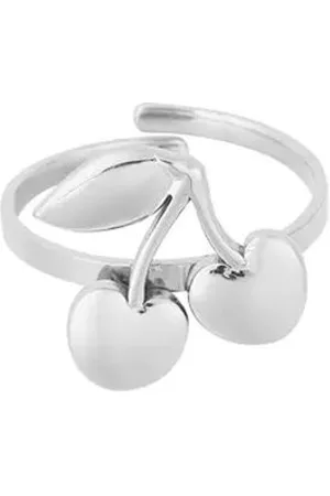 Yehwang Bague Cherry argenté - Ring - kersen - moederdag - cadeau