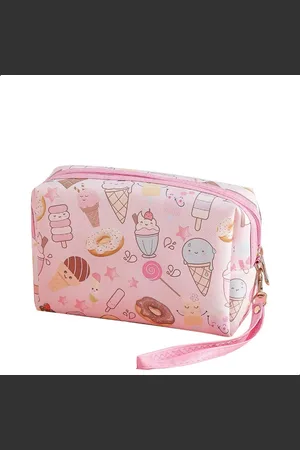 Ainy Make Up Tasje XS schattig design | kleine compacte organizer 15x11x7cm voor cosmetica en skincare - waterbestendig tas - toilettas dames voor make-up, sieraden en meer | De luxe beautycase voor tafel bureau of onderweg | Moederdag cadeau