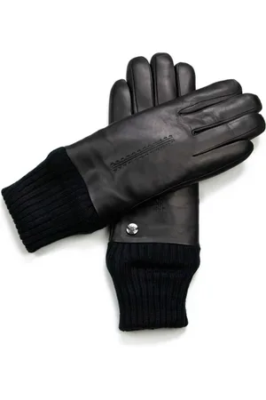 Merkloos Warme dames handschoenen - M - dames handschoenen - - warme winter handschoenen - Echt leder/wol - schapenvacht handschoenen - wollen handschoenen - Gevoerde handschoenen