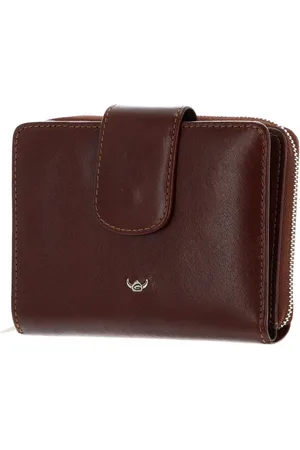 Golden head Portemonnee Colorado RFID Protect Zipper Purse Bruine