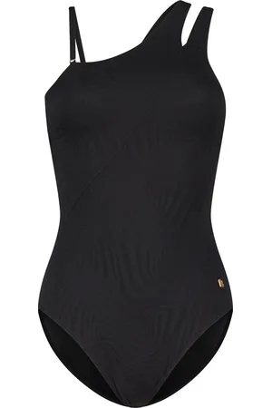 Beachlife Black Swirl Dames Badpak