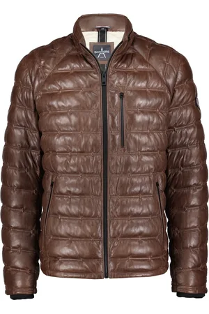 Donders Raptor Leather Puffer Jacket
