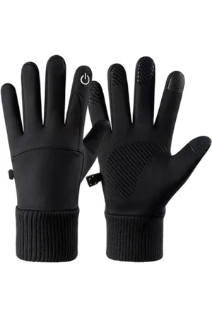 Merkloos Thermische winter handschoenen wind- en waterdicht met touchfunctie voor heren - warm en dun