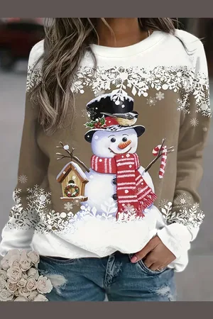 Merkloos Christmas Sweater - Women - Ugly Christmas Sweater - Christmas Sweater - Christmas Sweater - Christmas Jumper - Pyjamas - Pullover - Snowman - - Size XL