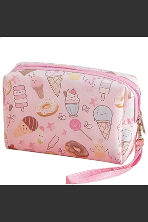 Ainy Make Up Tasje L schattig design | compacte organizer 19x13x8cm voor cosmetica en skincare - waterbestendig tas - toilettas dames voor make-up, sieraden en meer | De luxe beautycase voor tafel bureau of onderweg | Moederdag cadeau
