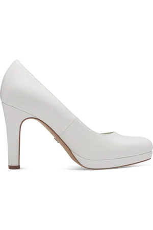 Tamaris Essentials Dames Pumps - WHITE MATT