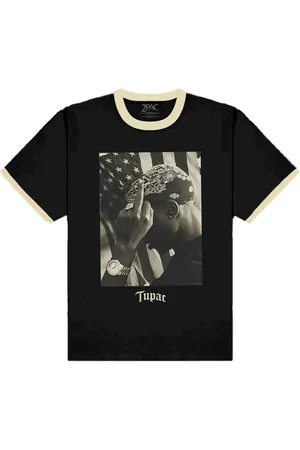 2Pac Tupac - Flag Photo Heren T-shirt - M