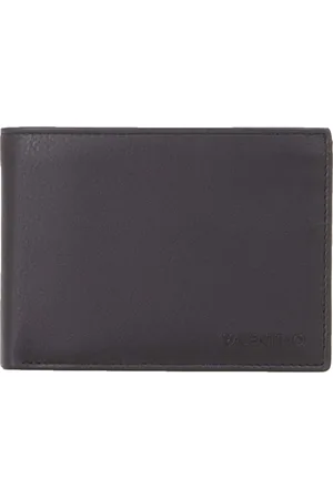 VALENTINO Leren Portemonnee Mandrin Wallet Zwart