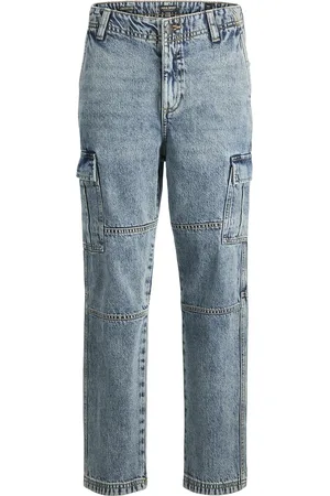JACK & JONES Jack&Jones jongens spijkerbroek CHRIS Blue Denim Relaxed Fit