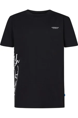 Petrol Industries Jongens Artwork T-shirt Oceangrove - Zwart