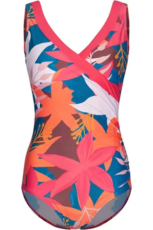 Pastunette Dames Badpak - Rugged Flower - Corrigerend