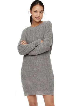 Noisy May NMSiesta O-Neck Knit Dress Korte jurk gemêleerd XS Dames
