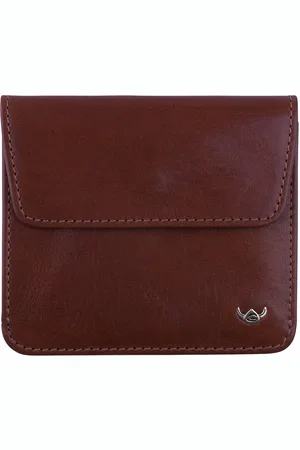 Golden head Leren Portemonnee Colorado RFID Billfold Coin Wallet With Front Snap Closure Bruine