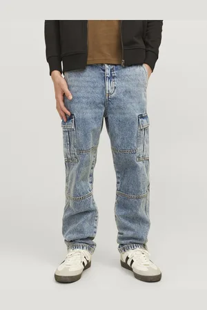 JACK & JONES Jack&Jones jongens spijkerbroek CHRIS Blue Denim Relaxed Fit