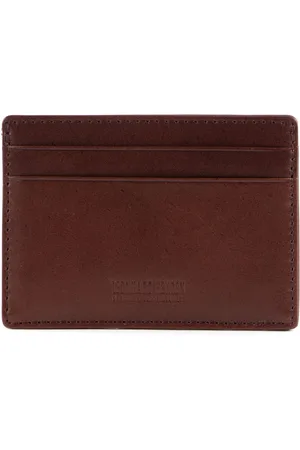 Leonhard Heyden Leren Kaarthouder Cambridge Card Case Bruine