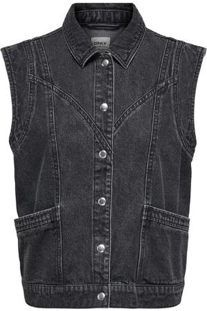 ONLY ONLKENNEDY SL DNM WAISTCOAT BJ NOOS Dames Denim top