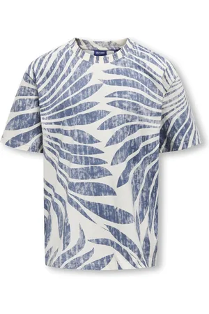 Only & Sons ONLY&SONS - OSJZEKE LIFE RLX WASHED SS AOP TEE JRS - Jongens - T-shirts