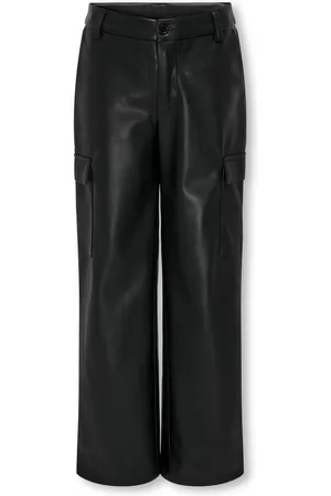 ONLY Kids meisjes broek HERO Black Cargo Fit