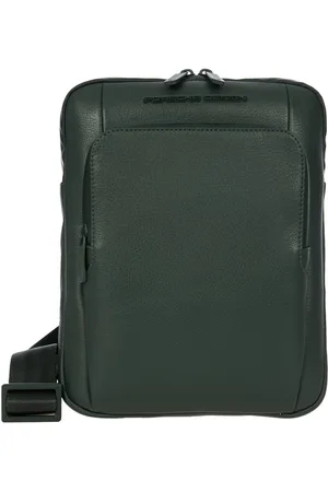 Porsche Design Leren Schoudertas Roadster Shoulderbag Donkergroen