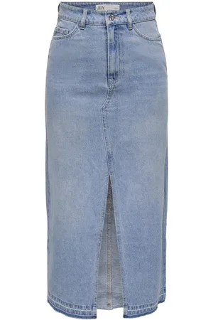 JDY BELLA HW LONG SKIRT DNM NOOS Dames Rok