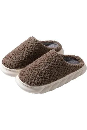 Merkloos Vivva - Warme Sloffen - Pantoffels - Anti Slip Zolen - Unisex