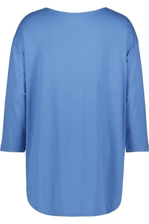 DIDI Dames Loose tee crew 3/4 sleeves Dutch blue maat 42