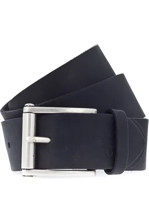 Mustang Leren Riem Leather Belt 4.5 W85 Zwart Grijs
