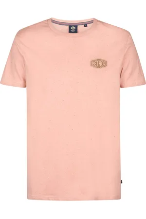 Petrol Industries Heren Logo T-shirt Shoreway - Rood