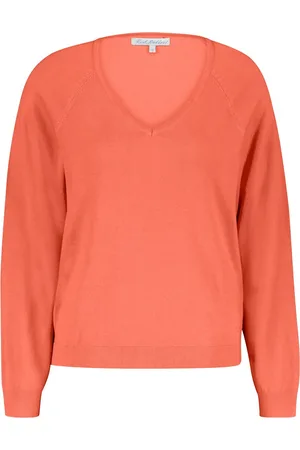 Red Button Trui Fay Fine Knit Srb4223 Flamingo Dames