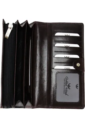 Golden head Leren Portemonnee Colorado RFID Protect Ladies Purse Wallet Wijnrood