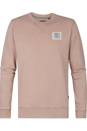 Petrol Industries Heren Logo-print Sweater Gulfstream -