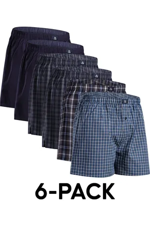 DANISH ENDURANCE Losse Boxershorts Biologisch Katoen Heren Ondergoed - Knoopgulp - 6-pack