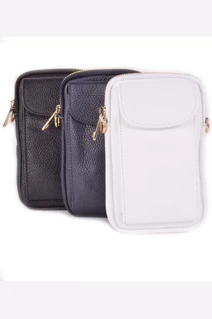 Giuliano Lederen telefoontasje Anna - - Dames - Made in Italy