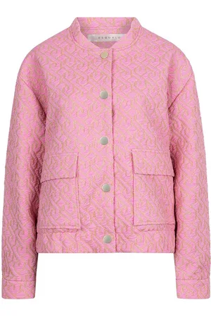 Esqualo Jas Jacket Bomber Jacquard Sp25 19020 420 Rose Dames